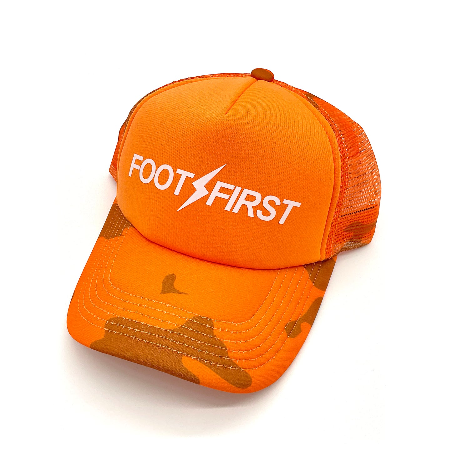 FOOT FIRST CLASSIC LOGO CAMO LIMITED EDITION MESH CAP
