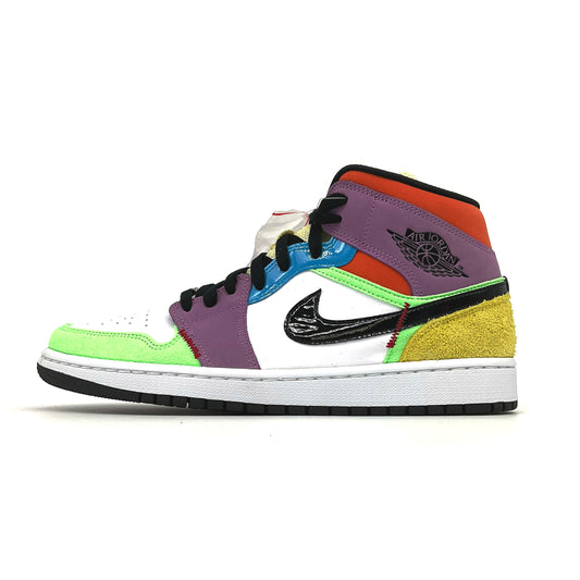 WMNS NIKE AIR JORDAN 1 MID SE “MULTI COLOR”