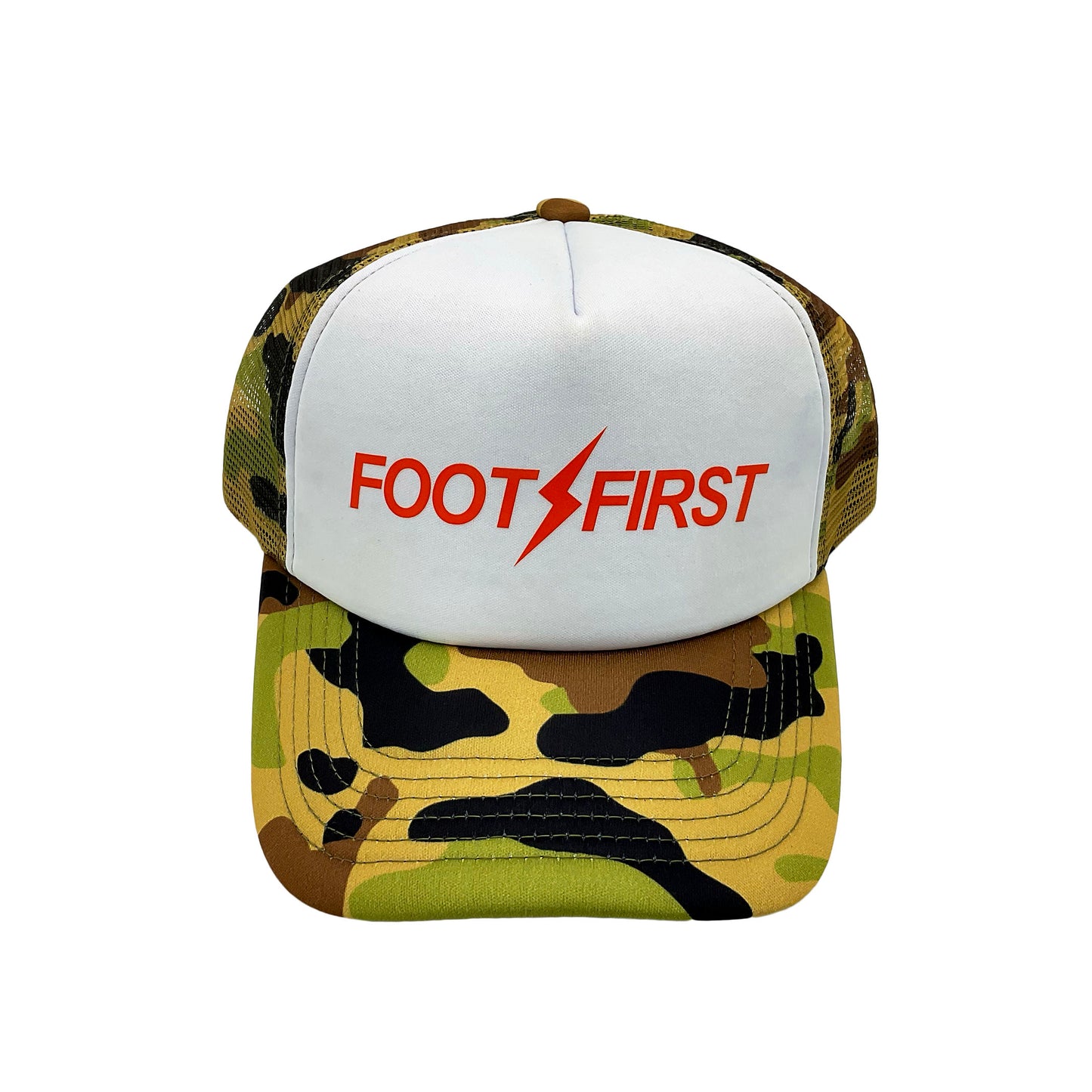 FOOT FIRST CLASSIC LOGO CAMO LIMITED EDITION MESH CAP