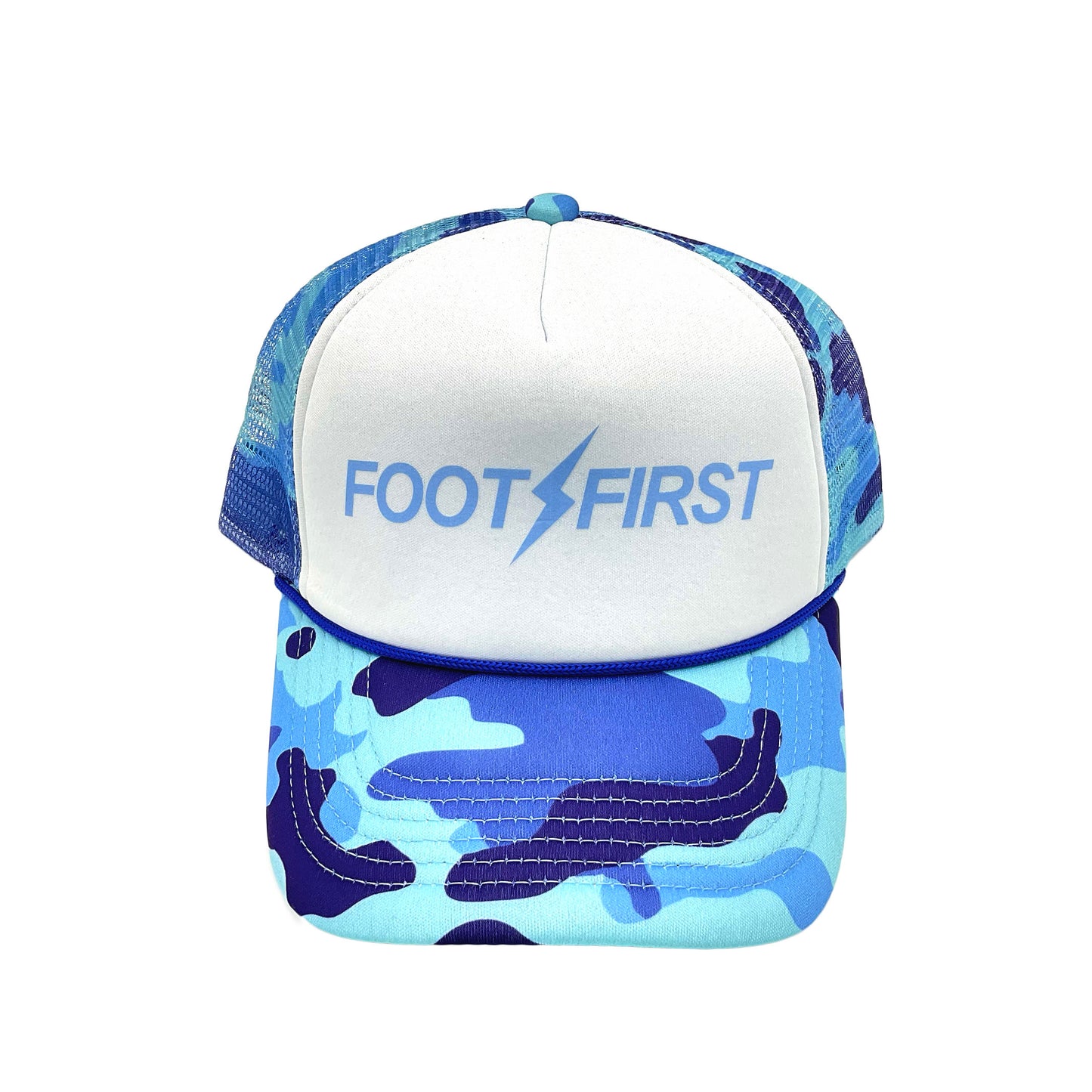 FOOT FIRST CLASSIC LOGO COLOR CAMO LIMITED EDITION MESH CAP
