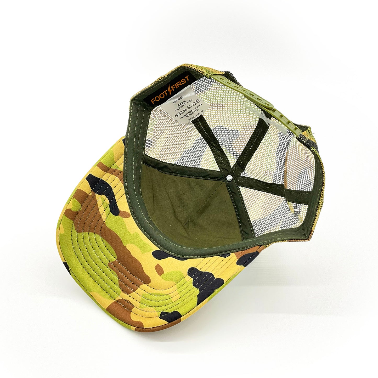 FOOT FIRST CLASSIC LOGO CAMO LIMITED EDITION MESH CAP